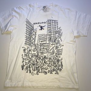 Marvel Spider-Man graphic illustration tee Uniqlo